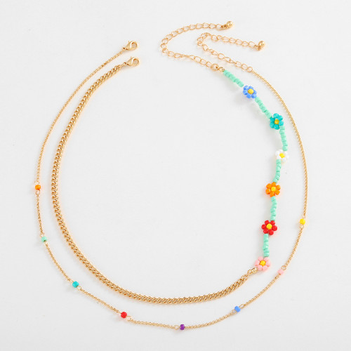 Summer Flower Necklace Set