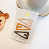 Coffee Colored Children's Cute Hair Clips