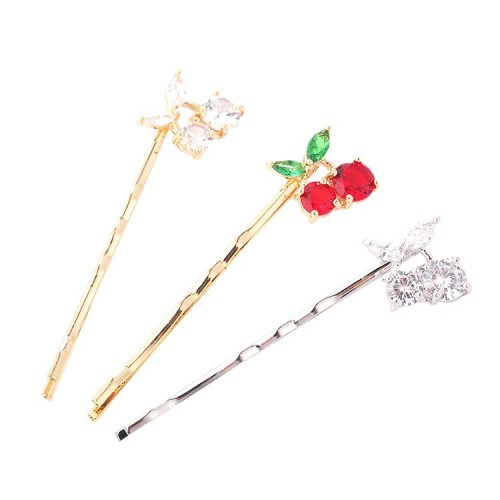 Exquisite Cherry Zircon Clip