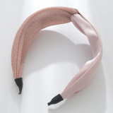Wide Edge Double Fabric Hair Band