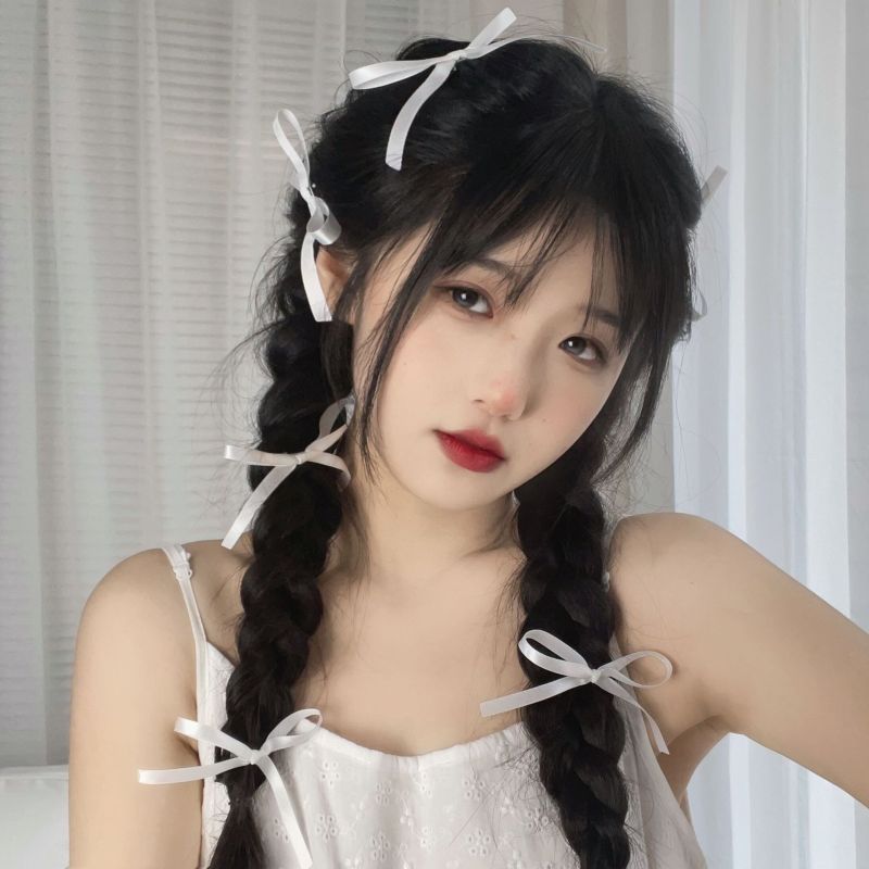 Women's Slim Ribbon Bow Clip