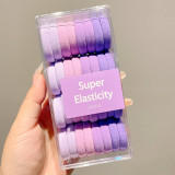 Rainbow Color Hair Tie Box SET/36PCS