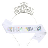 Shoulder Belt Birthday Headband Set