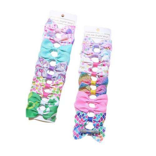 10PCS Unicorn Clip Set