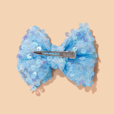Sequin Hair Bow Clip