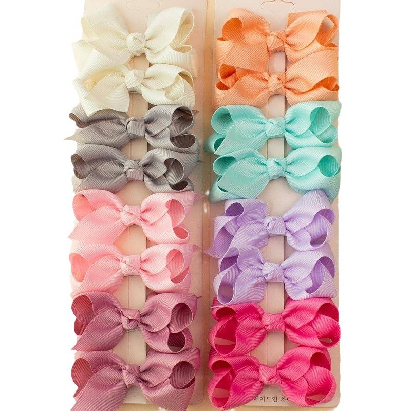 16PCS Bow Clip Set