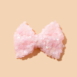 Sequin Hair Bow Clip