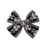 Lace Embroidery Bow Llip