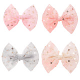 Sequin Bow Clip