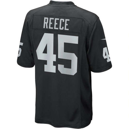 LV. Raiders #45 Marcel Reece Black Game Jersey Stitched American Football Jerseys