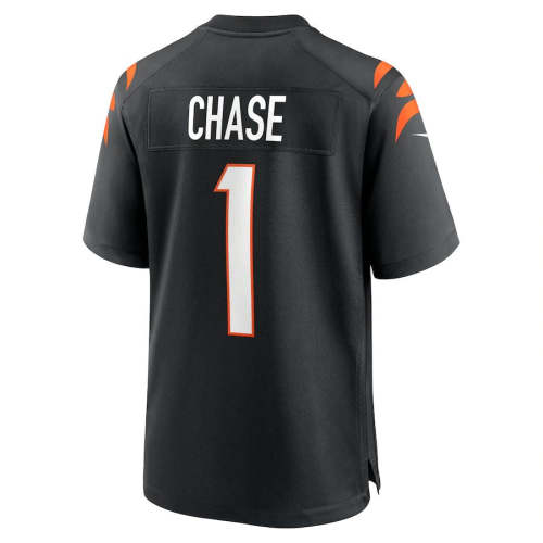 C.Bengals #1 JaMarr Chase Black Team Color Jersey Game C.Bengals JaMarr Chase Black Team Color Jersey Game Cheap Sports American Football Jerseys Wholesale American Football Jerseys Wholesale