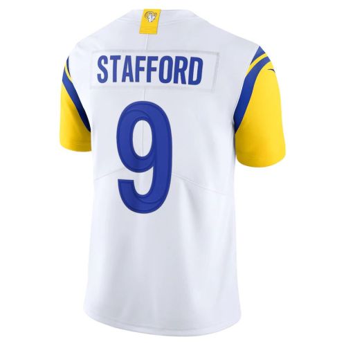 LA.Rams #9 Matthew Stafford White Alternate Vapor Limited Jersey Stitched American Football Jersey