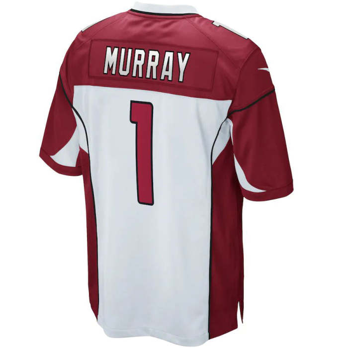 A.Cardinals #1Kyler Murray  Game Player Jersey White Stitched American Football Jerseys