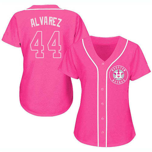 Baseball Jersey Houston Astros Yordan alvarez Pink Fashion Stitched Jerseys