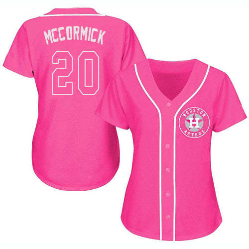 Baseball Jersey Houston Astros Chas McCormick Pink Fashion Stitched Jerseys