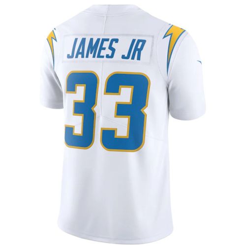 LA.Chargers #33 Derwin James White Vapor Limited Jersey Stitched American Football Jerseys