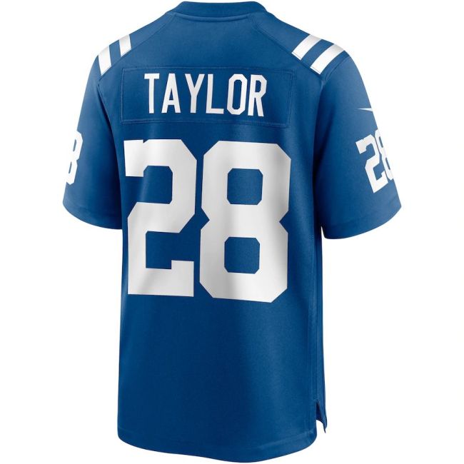 IN.Colts #28 Jonathan Taylor Royal Player Game Jersey Stitched American Football Jerseys