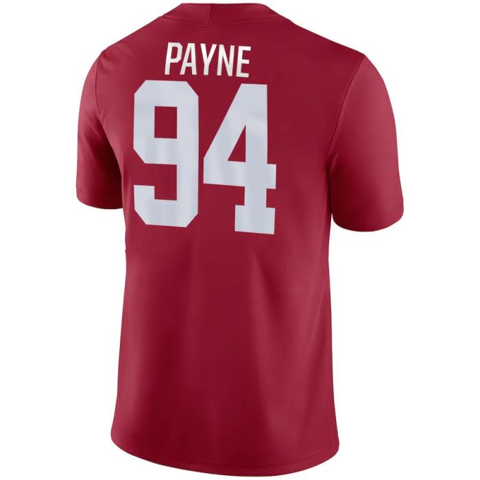 Alabama Crimson Tide #94 Da'Ron Payne Game Jersey Crimson Stitched American College Jerseys Football Jersey