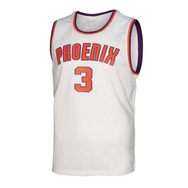 P.Suns #3 Stephon Marbury Mitchell & Ness 2002-03 Hardwood Classics Swingman Jersey White Stitched American Basketball Jersey