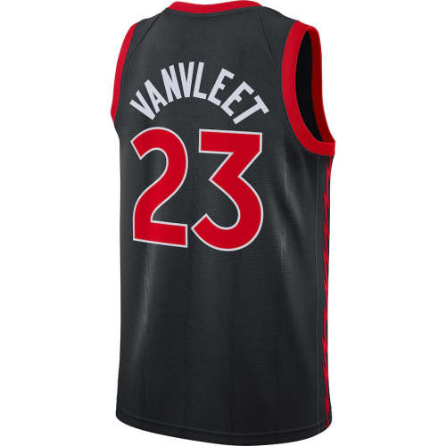 T.Raptors #23 Fred VanVleet Jordan Brand 2020-21 Swingman Jersey Black Statement Edition Stitched American Basketball Jersey