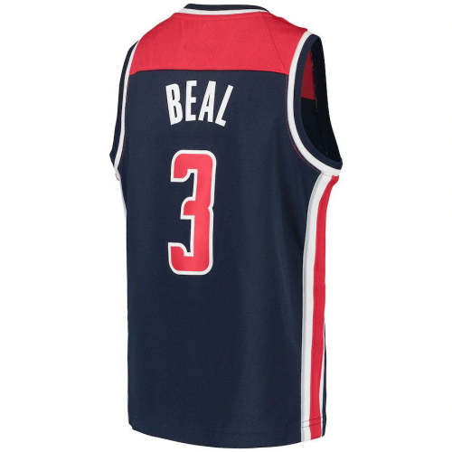 W.Wizards  #3 Bradley Beal Jordan Brand  Swingman Player Jersey Statement Edition Navy Stitched American Basketball Jersey