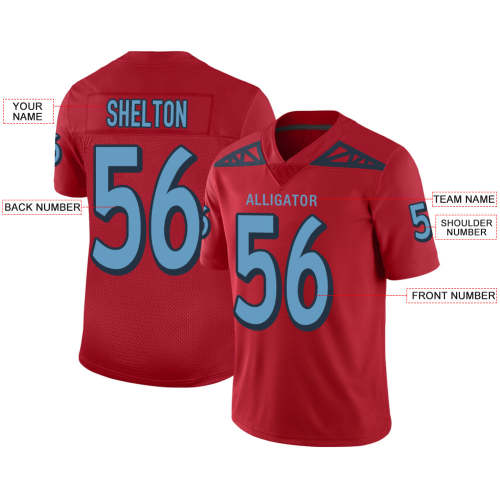 Custom Tennessee Titans Stitched American Football Jerseys Personalize Birthday Gifts Red Jersey