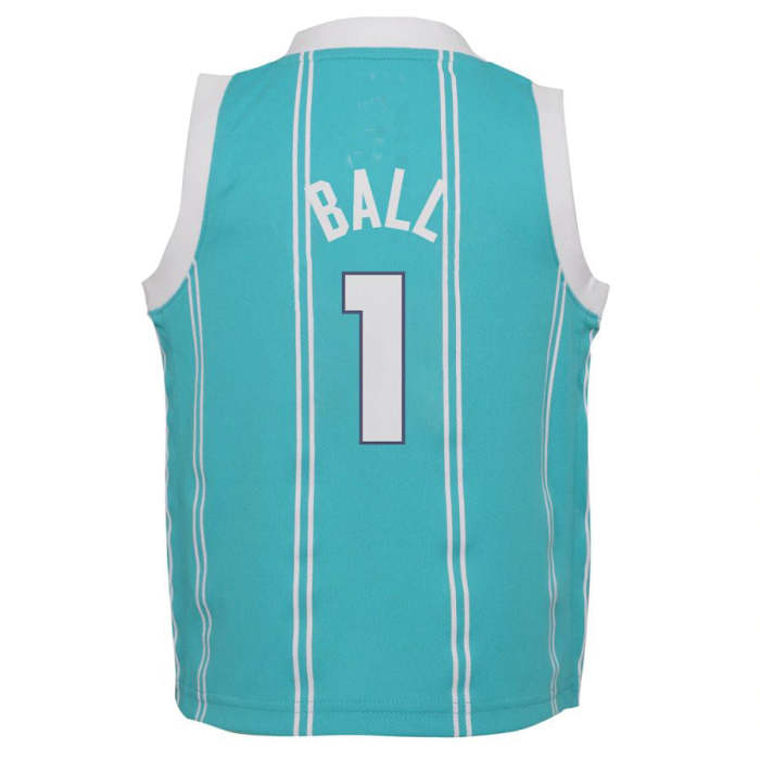 C.Hornets #1 LaMelo Ball Jordan Brand Toddler 2022-23 Replica Jersey Icon Edition Teal Stitched American Basketball Jersey