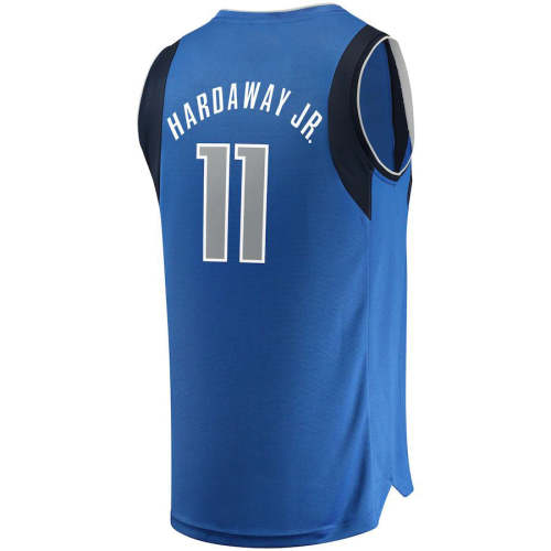 D.Mavericks #11 Tim Hardaway Jr Fanatics Branded Fast Break Replica Jersey Icon Edition Royal Stitched American Basketball Jersey