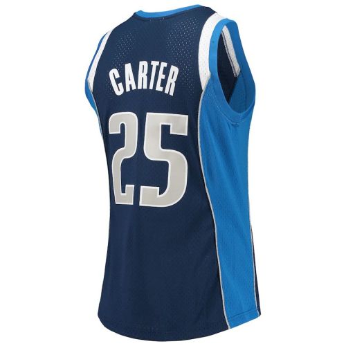 D.Mavericks #25 Vince Carter Mitchell & Ness 2011-12 Hardwood Classics Swingman Jersey Navy Stitched American Basketball Jersey