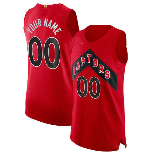 Custom T.Raptors  Diamond Swingman Authentic Jersey Icon Edition Red Stitched Basketball Jersey