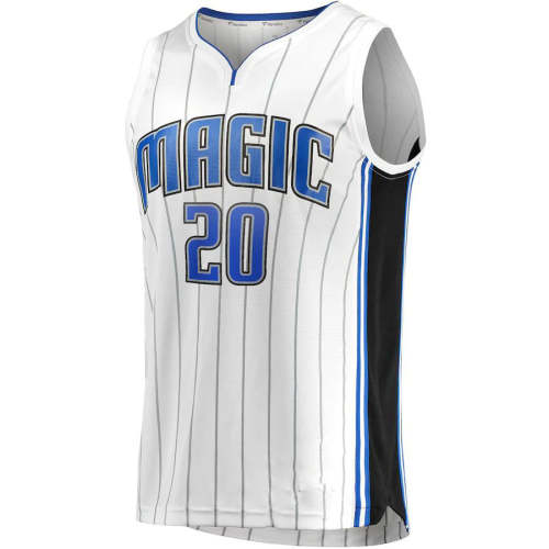 O.Magic #20 Markelle Fultz Fanatics Branded  Fast Break Replica Player Jersey Association Edition White Stitched American Basketball Jersey