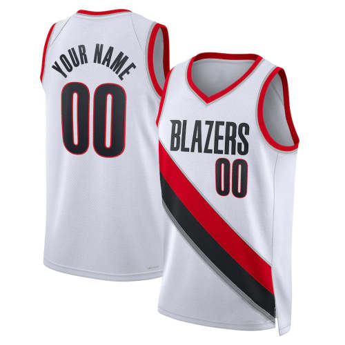 Custom P.Trail Blazers Unisex 2022-23 Swingman Jersey Association Edition White Stitched Basketball Jersey