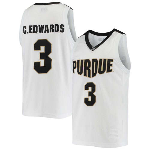 P.Boilermakers #3 Carsen Edwards Original Retro Brand Commemorative Classic Basketball Jersey White Stitched American College Jerseys