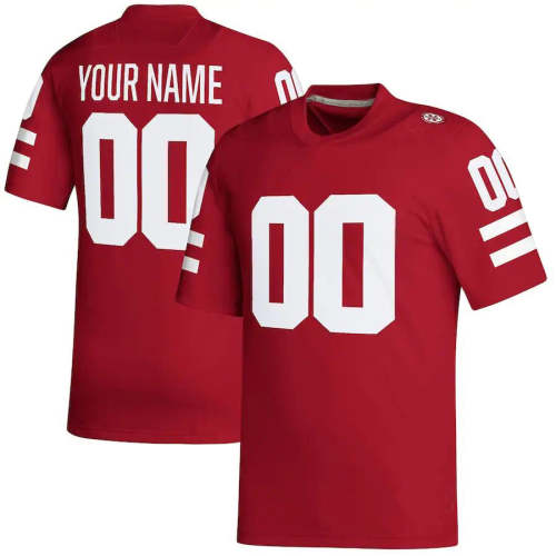 Custom N.Huskers Replica Custom Football Jersey Scarlet Football Jersey American Stitched College Jerseys