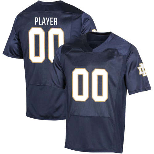 Custom N.Dame Fighting Irish Under Armour Pick-A-Player NIL Replica Navy Football Jersey American Stitched College Jerseys