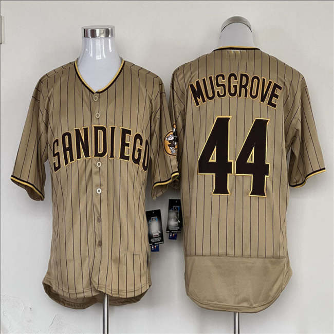 San Diego Padres #44 Joe Musgrove Flex Base Stitched Jerse Baseball Jerseys