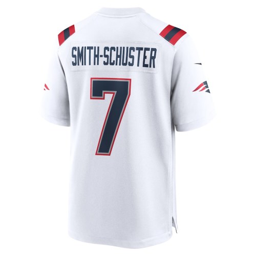 NE.Patriots #7 JuJu Smith Schuster white Game Player Jersey Stitched American Football Jerseys