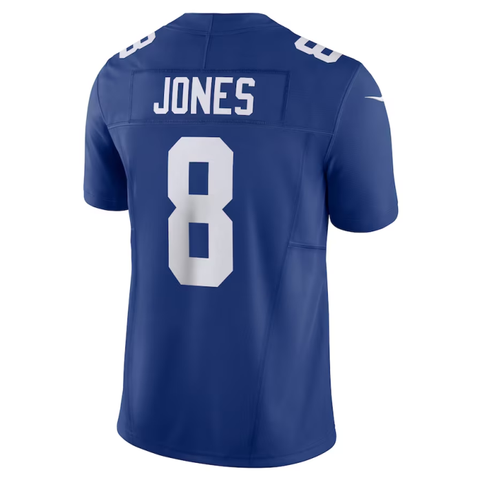 NY.Giants #8 Daniel Jones Royal Legend Jersey Stitched American Football Jerseys