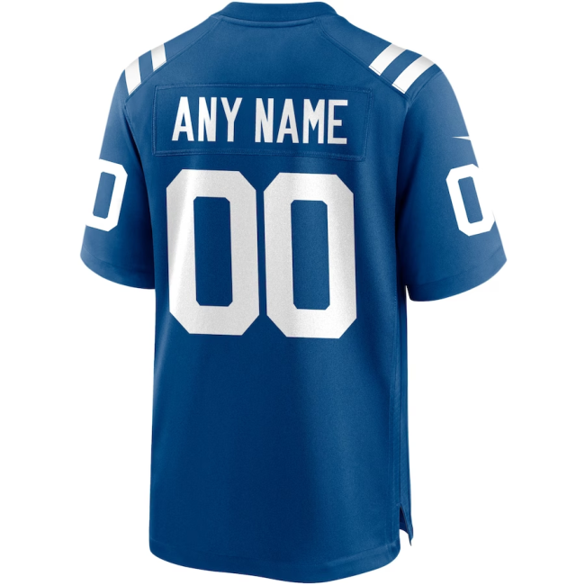 Custom IN.Colts Blue Limited Jersey Stitched American Football Jerseys