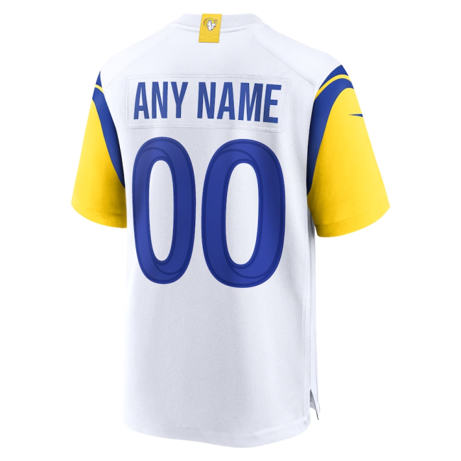 Custom LA.Rams White Limited Jersey American Stitched Jersey Football Jerseys