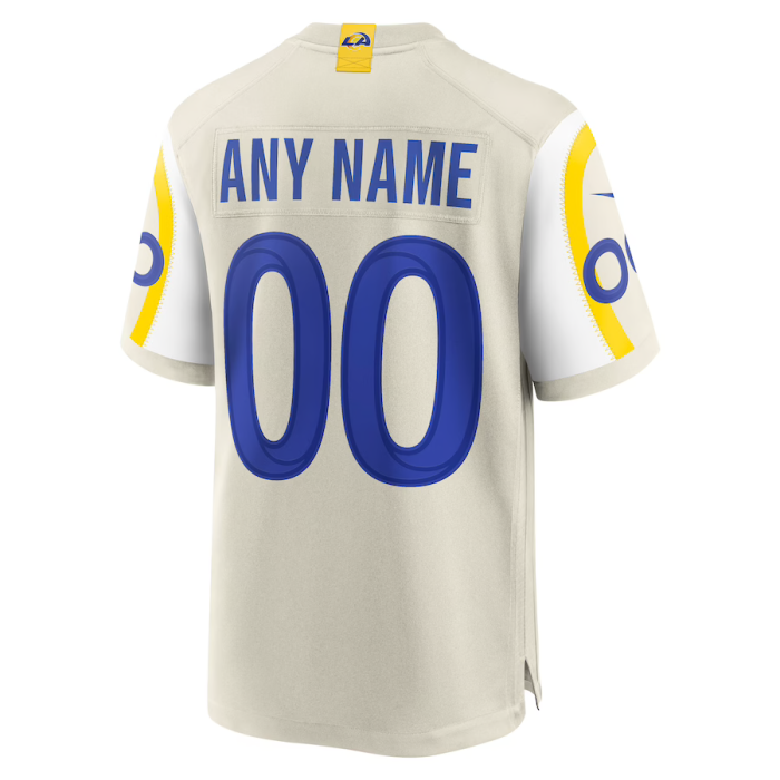 LA.Rams #88 Brycen Hopkins Bone Limited Jersey Stitched American Football Jerseys