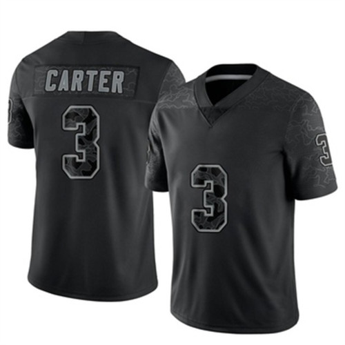 LV.Raiders Active #3 DeAndre Carter Player Black Reflective Limited Stitched Football Jersey American Jerseys