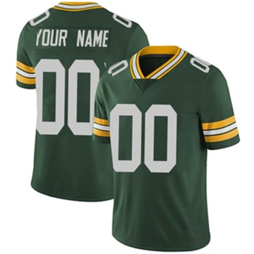 Custom GB.Packers Green Limited Jersey Stitched American Football Jerseys