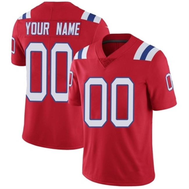 Custom NE.Patriots Vapor Untouchable Super Bowl LIII Bound Limited Red Alternate Jersey Stitched American Football Jerseys