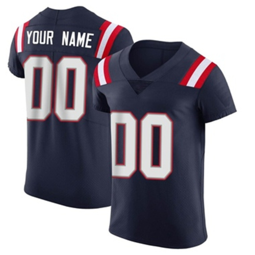 Custom NE.Patriots Home Navy Blue Customized Vapor Untouchable Limited Jersey Stitched American Football Jerseys