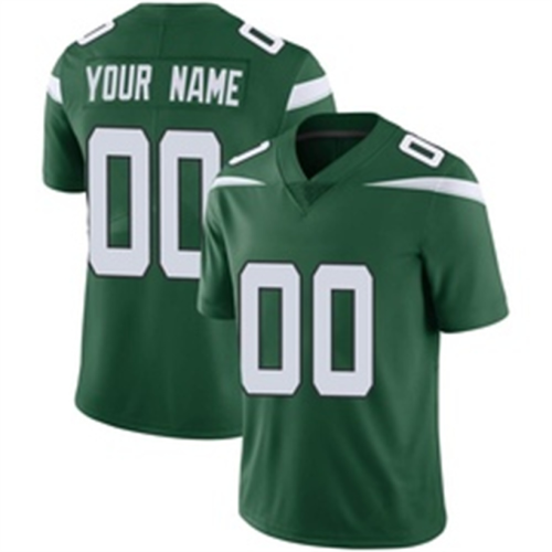 Custom NY.Jets Green Vapor Limited 100th Season Jersey American Stitched Jersey Football Jerseys