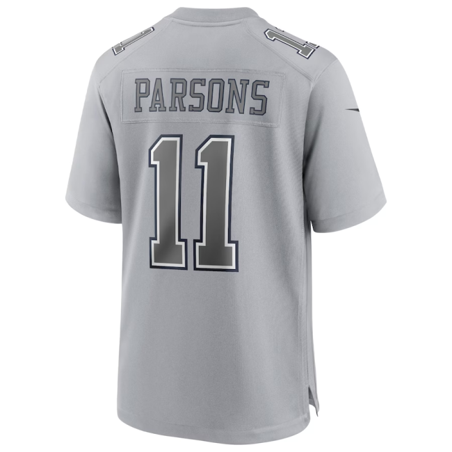 D.Cowboys #11 Micah Parsons Gray Atmosphere Fashion Game Jersey Stitched American Football Jerseys