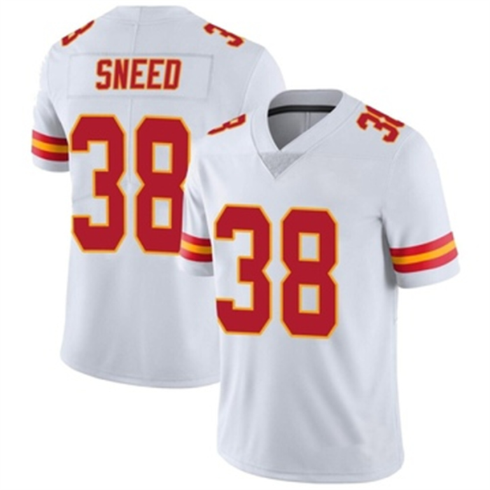 KC.Chiefs #38 LJarius Sneed White Limited Vapor Untouchable Jersey Stitched American Football Jerseys