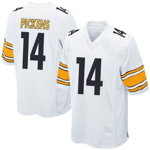 P.Steelers #14 George Pickens Jersey White Game Stitched American Football Jerseys