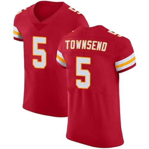 KC.Chiefs #5 Tommy Townsend Red Elite Team Color Vapor Untouchable Jersey Stitched American Football Jerseys